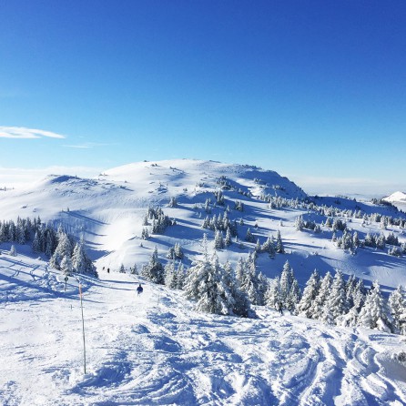 Offre Mountainrama Montagnes du Jura avec Moniteur ESF privé.